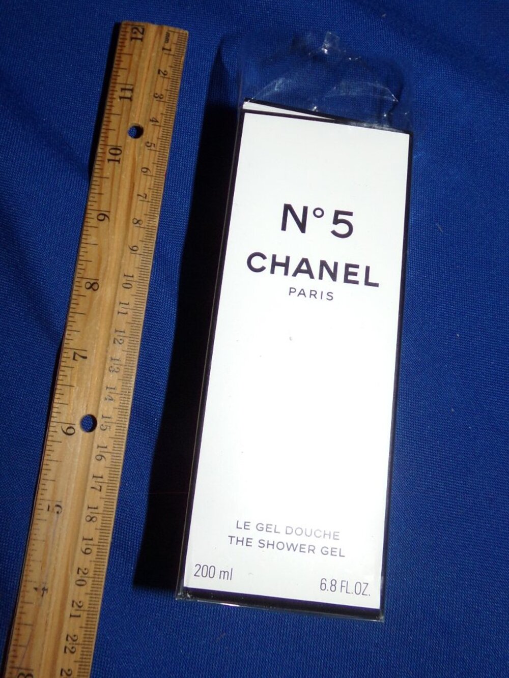 Vintage Authentic Chanel No5 Shower Gel Empty Box Carton